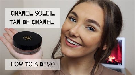 chanel tan de soleil how to apply|soleil bronzer reviews.